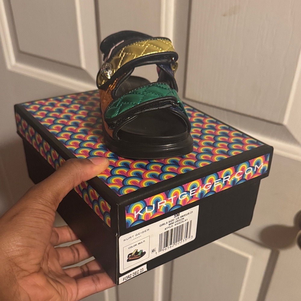 Kurt Geiger Kids Sandals with Multicolor Straps